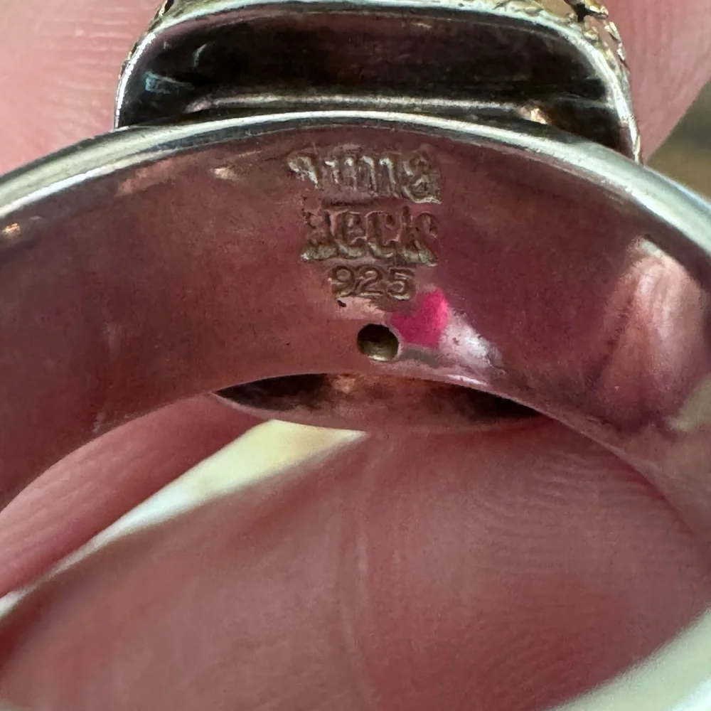 Anna Beck 14k Green Quartz ring - Picture 6 of 6